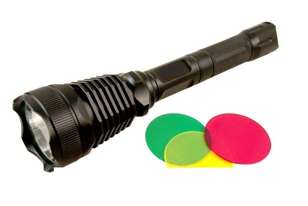 Сверхъяркий подствольный фонарь для охоты с регулируемой длиной и сменными насадками